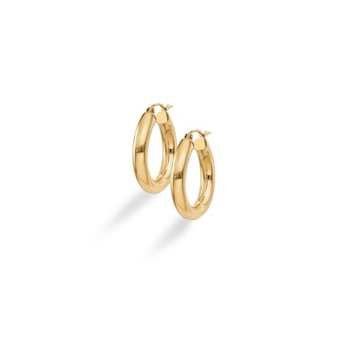 Gold Tube Hoops 10K S