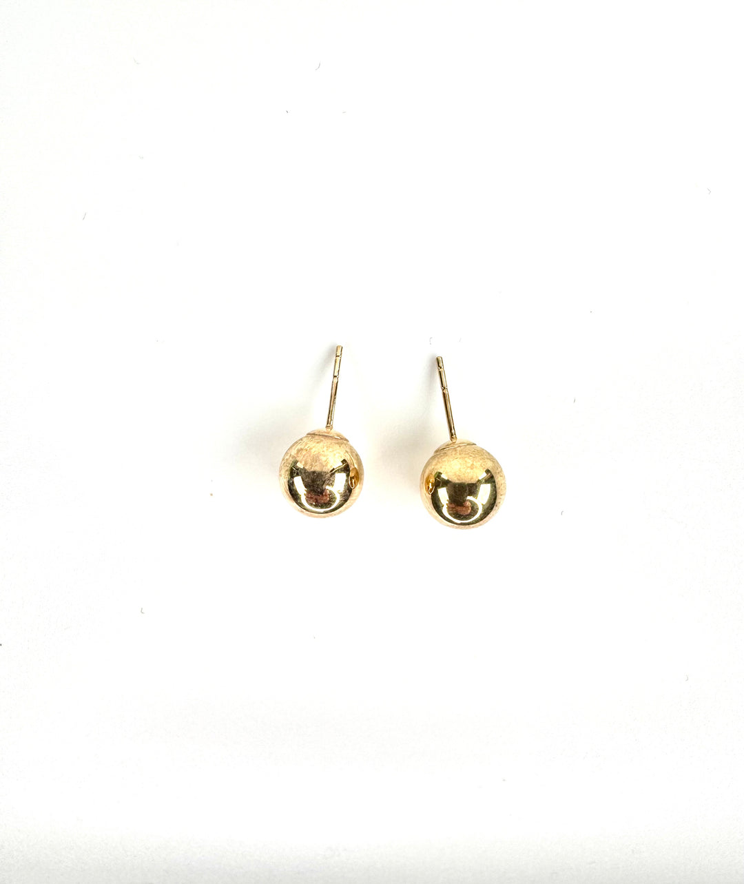Frances Grace 14K Canadian Gold Large 5mm Ball Stud Earrings