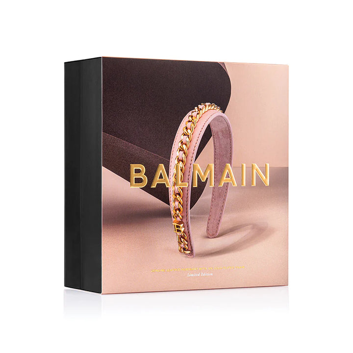 BALMAIN Limited Edition Leather Chain Headband