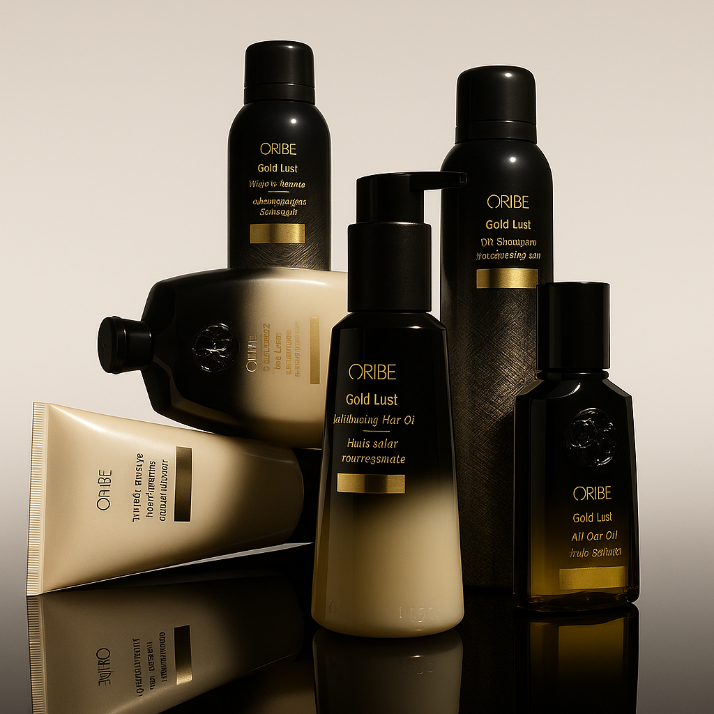 Oribe Gold Lust collection available at HOLDENGRACE — featuring luxury shampoos, conditioners, oils, and treatments designed to restore, strengthen, and add shine. Shop premium hair care at our Toronto salon and online at holdengrace.com.