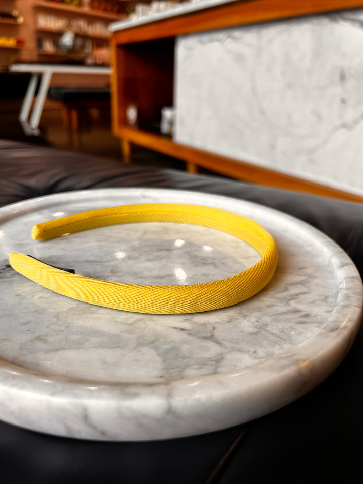 FRANCESGRACE Slim Yellow Classic Headband - HOLDENGRACE - HOLDENGRACE