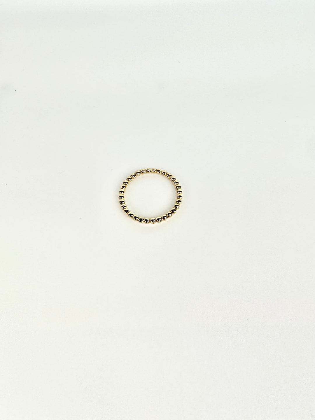 Frances Grace 10K Gold Beaded Band Ring - Francis Grace - HOLDENGRACE