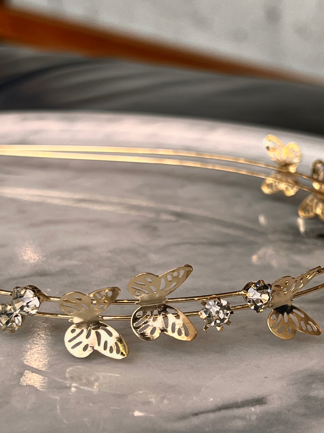 FRANCESGRACE Butterfly Crystal Headband - HOLDENGRACE - HOLDENGRACE