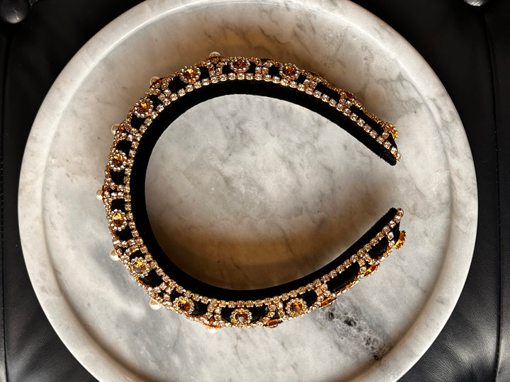 FRANCESGRACE Crystal Statement Headband - HOLDENGRACE - HOLDENGRACE
