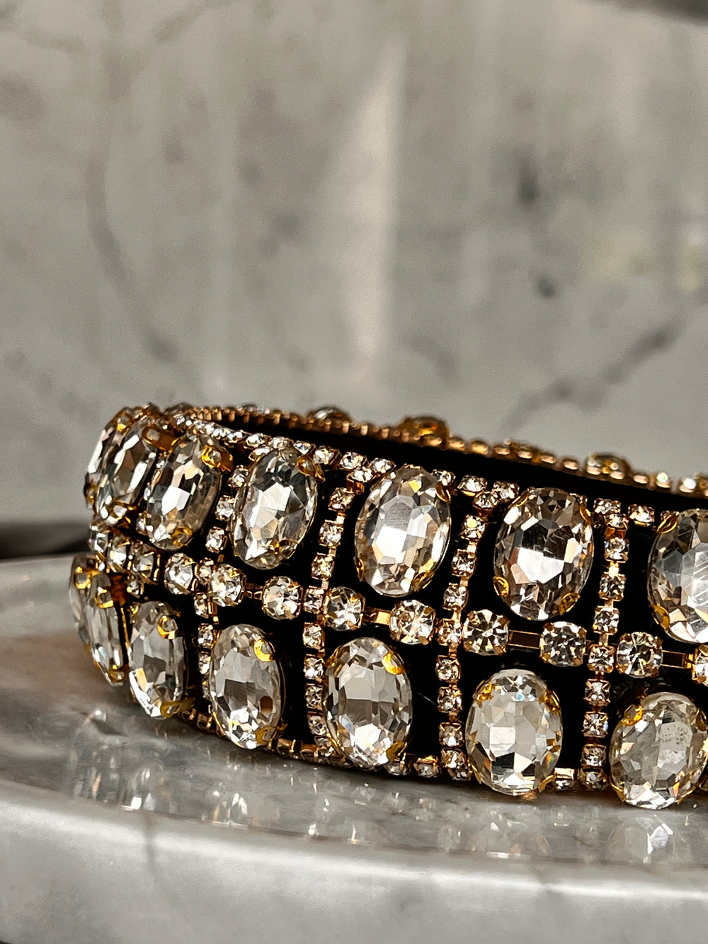 FRANCESGRACE Crystal Statement Headband - HOLDENGRACE - HOLDENGRACE