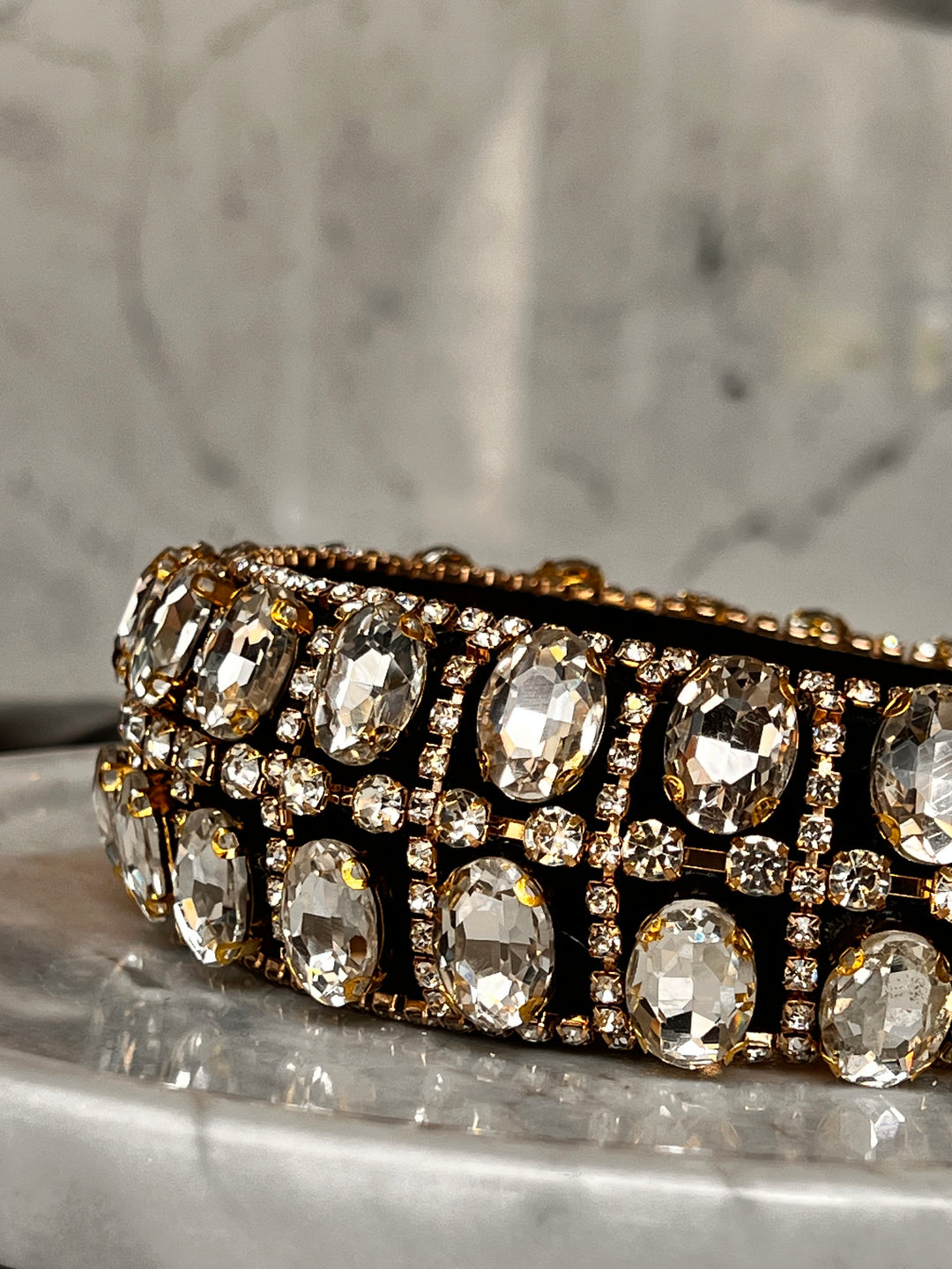 FRANCESGRACE Crystal Statement Headband - HOLDENGRACE - HOLDENGRACE
