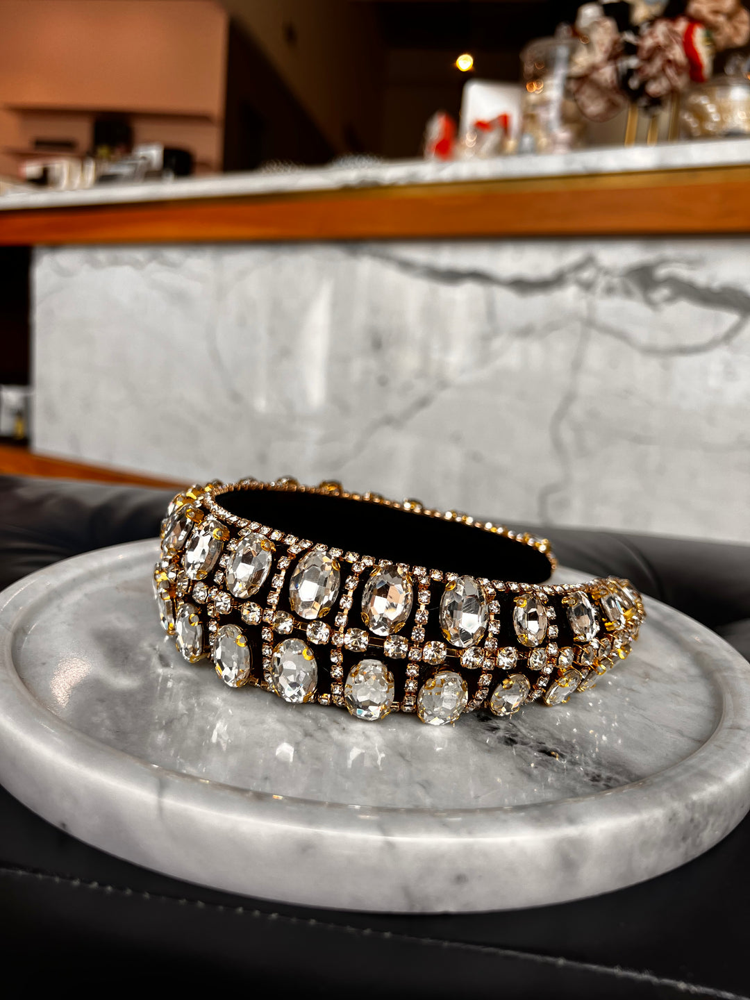 FRANCESGRACE Crystal Statement Headband - HOLDENGRACE - HOLDENGRACE