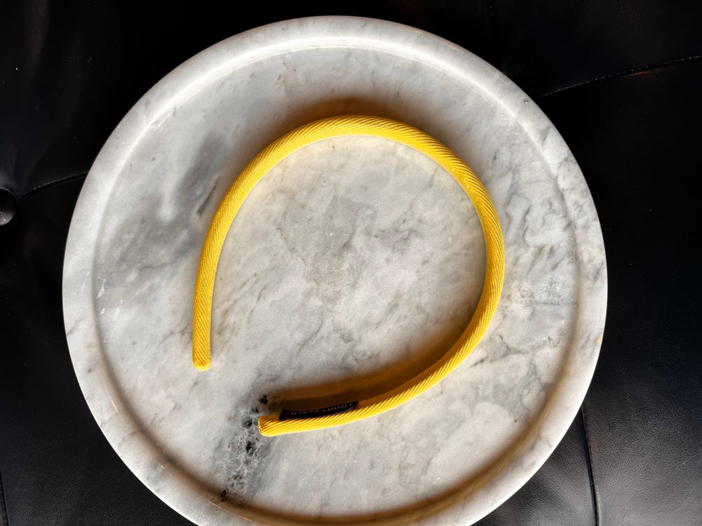 FRANCESGRACE Slim Yellow Classic Headband - HOLDENGRACE - HOLDENGRACE