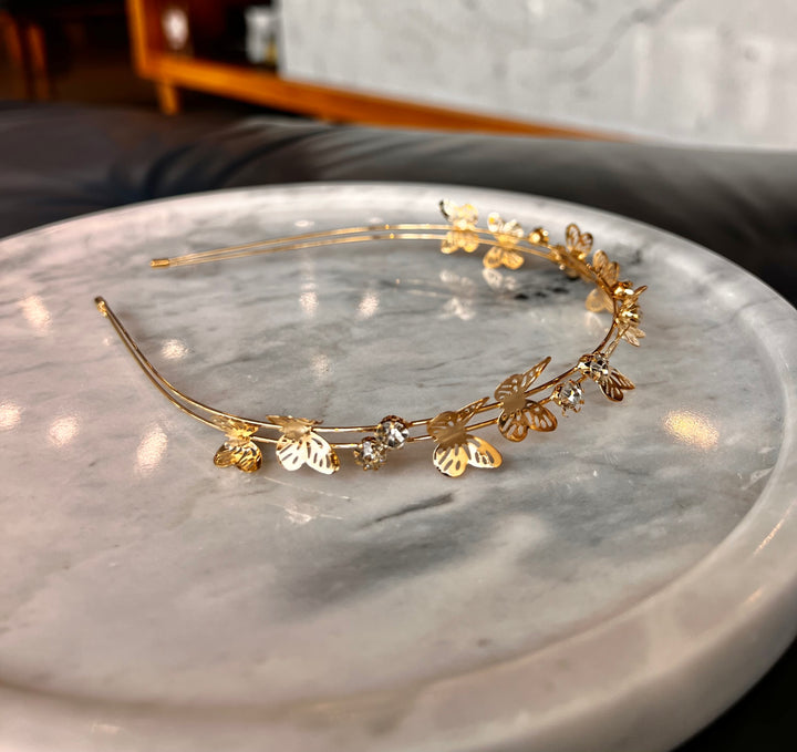 FRANCESGRACE Butterfly Crystal Headband - HOLDENGRACE - HOLDENGRACE