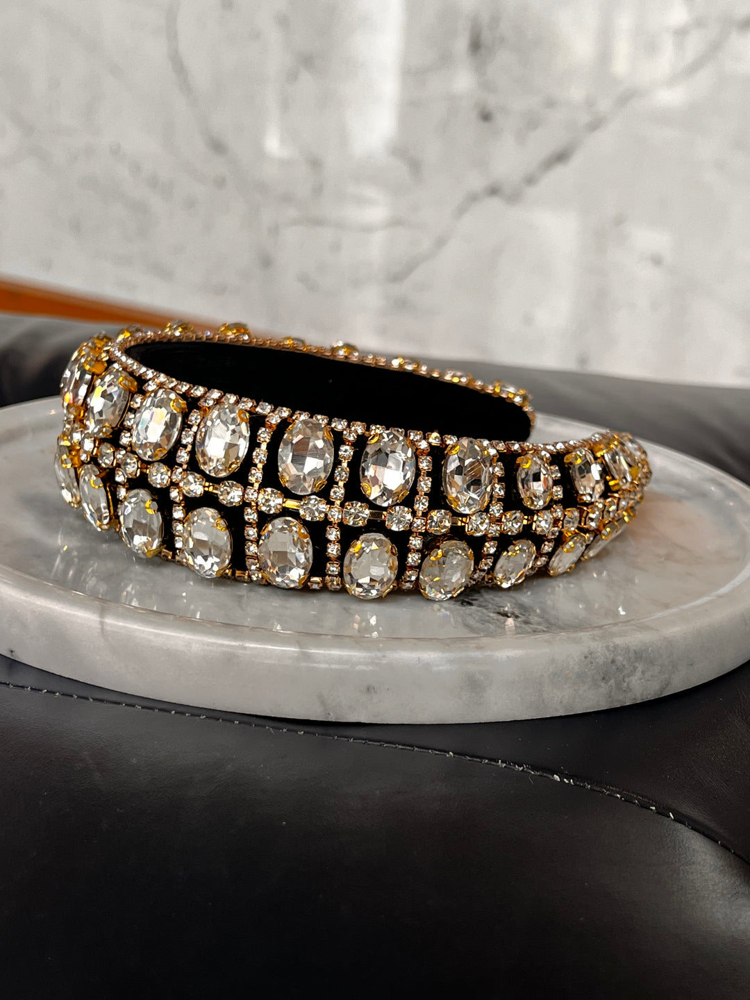 FRANCESGRACE Crystal Statement Headband - HOLDENGRACE - HOLDENGRACE