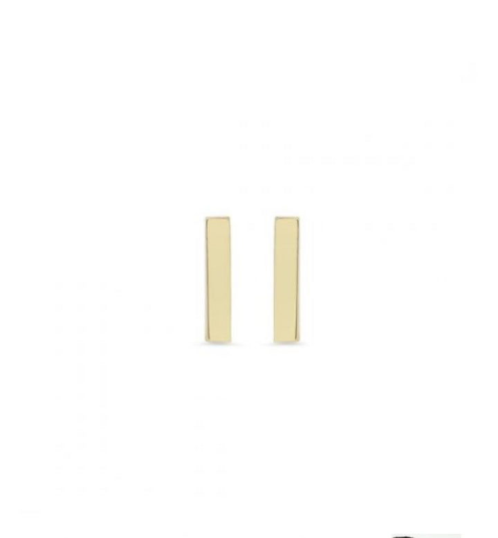 Frances Grace 10K Canadian Gold Bar Stud Earrings