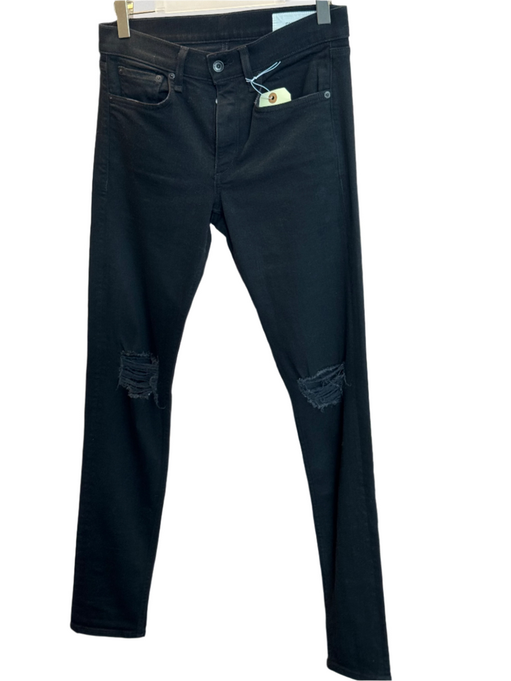 Rag & Bone Jet Black Denim S 30