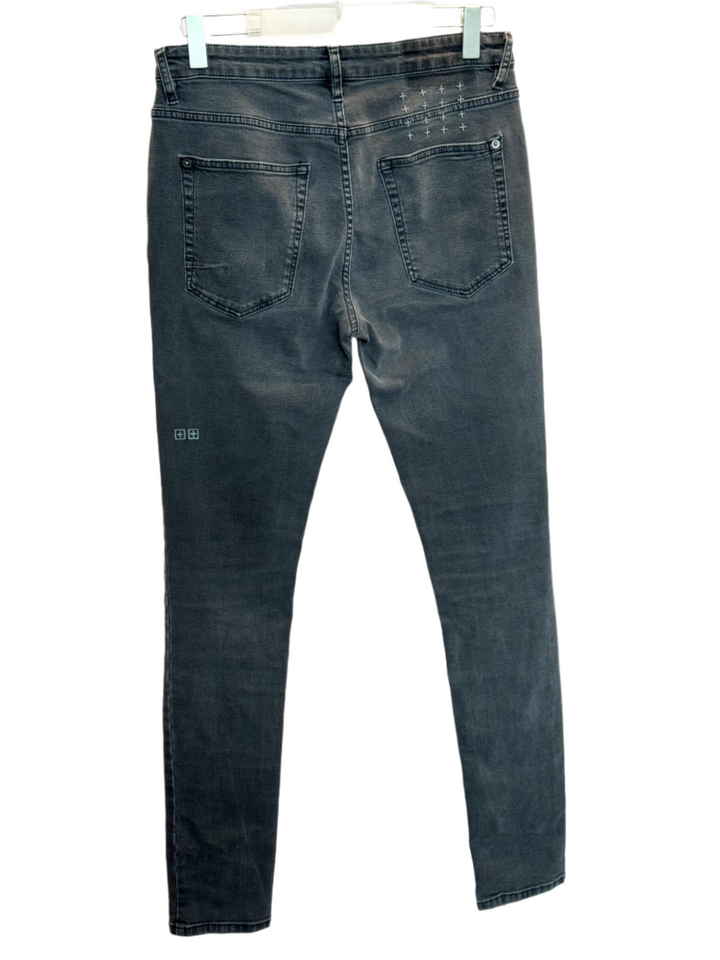 Ksubi Van Wrinkle Faded Black 32