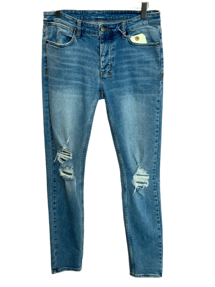 Ksubi Van Wrinkle Distressed Light Blue 32