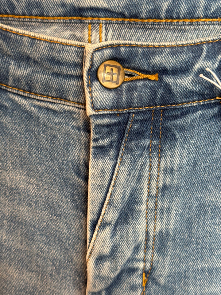 Ksubi Van Wrinkle Distressed Light Blue 32