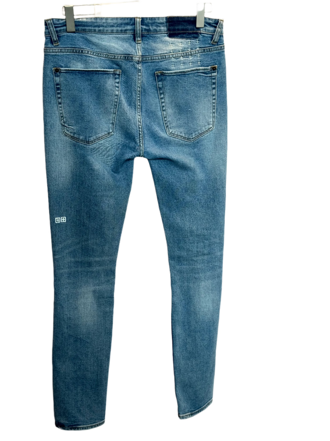 Ksubi Van Wrinkle Distressed Light Blue 32