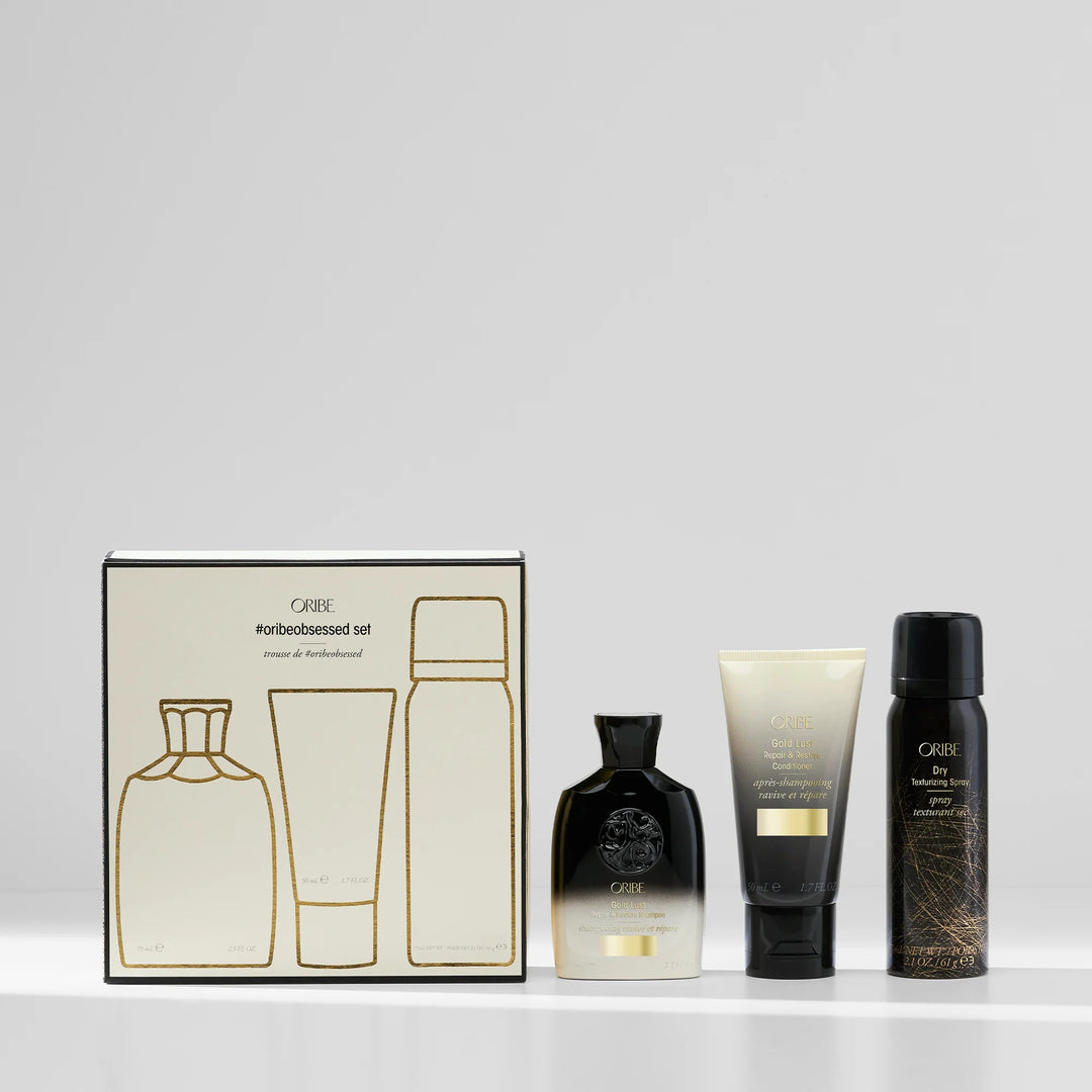 #oribeobsessed Set Gold Lust Travel Set