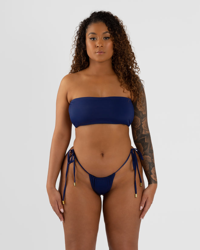 Load image into Gallery viewer, MDRN FORM SAPPHIRE Tie Bikini Bottoms - MDRN FORM - HOLDENGRACE
