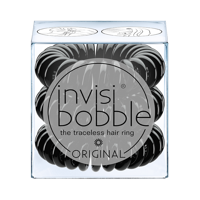 Invisibobble BLACK CLEAR GREY NUDE MATTE BLACK | invisi Bobble | HOLDENGRACE