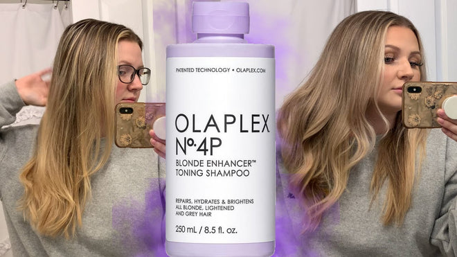 Load image into Gallery viewer, No 4P Olaplex Blonde Enhancer Toning Shampoo - Olaplex - HOLDENGRACE
